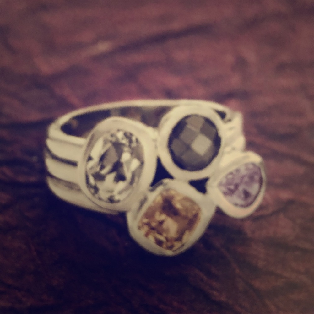 Silpada Sterling Silver .925 Wine Flight Ring